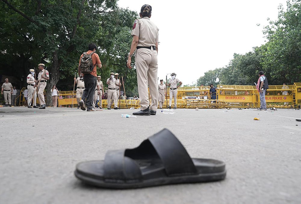 CJP clash with security personnel