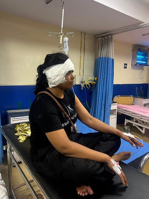 Nutan Toppo, one of the demonstrator at the hospital. 