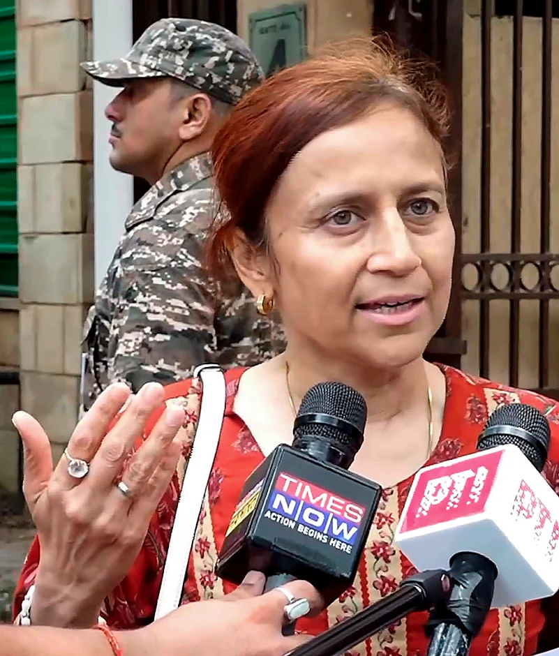 CJP protest: Gitanjali J Angmo addresses media