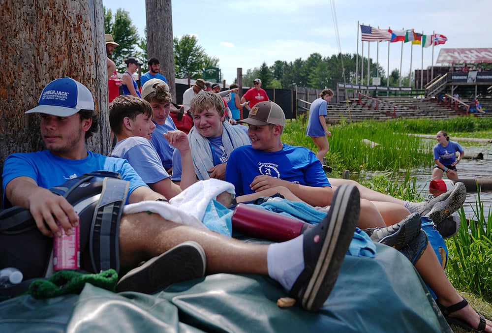 Flying axes and rolling logs at the Lumberjack World Championships photo highlights-