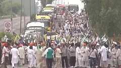 Haryana Police Seals Shambhu Border Point as Farmers Head to Delhi for Kisan Mahapanchayat - null