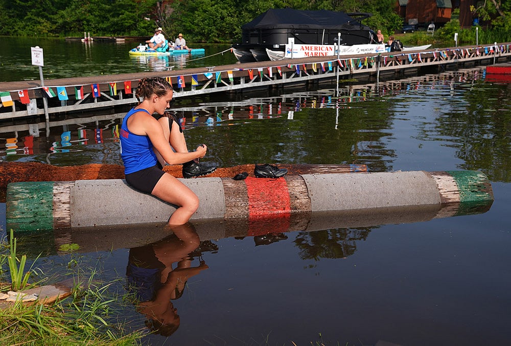 Flying axes and rolling logs at the Lumberjack World Championships photo highlights-