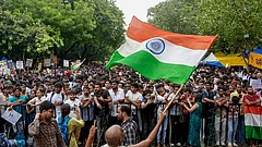 Cockroach Janata Party (CJP) supporters in New Delhi, Tuesday, July 21, 2026. - | Photo: PTI
