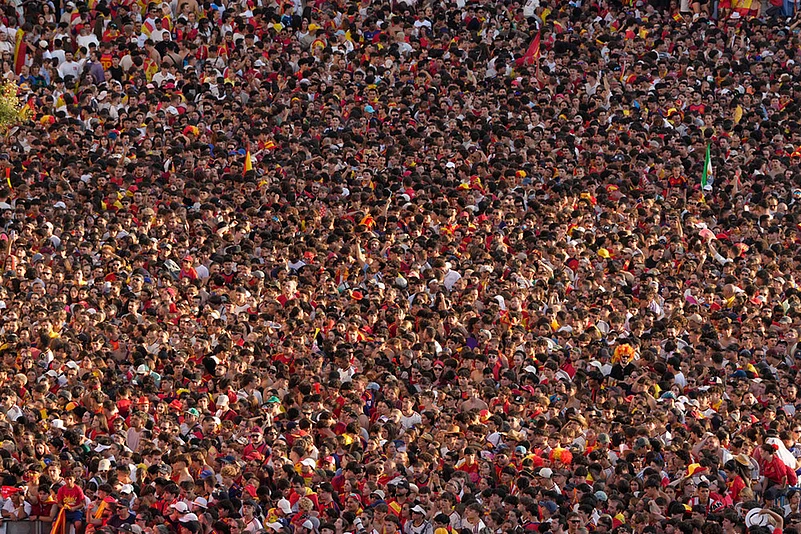 Spain’s World Cup winning soccer team returned home
