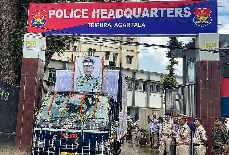 Anurag Dhankar wreath laying ceremony