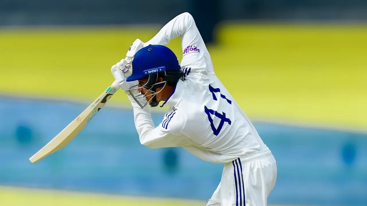 Manal Chauhan dives down the ground during Day 01 of the 2nd youth test match between India U-19 and Sri Lanka U-19 in Colombo on Monday. - AP
