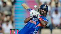 AP/Anthony Upton : Shreyas Iyer of India during the international T20 Cricket match between England and India in Southampton