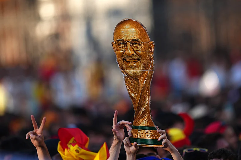 Spain’s World Cup winning soccer team returned home