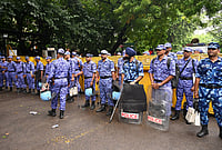 No Plan To Crack Down On Jantar Mantar Protest Tonight: Delhi Police | Photo: PTI : Security arrangements at Jantar Mantar
