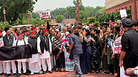 Ashlin Mathew : Opposition MPs in Parliament today