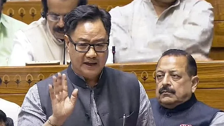 Union Affairs Minister Kiren Rijiju - Photo: PTI