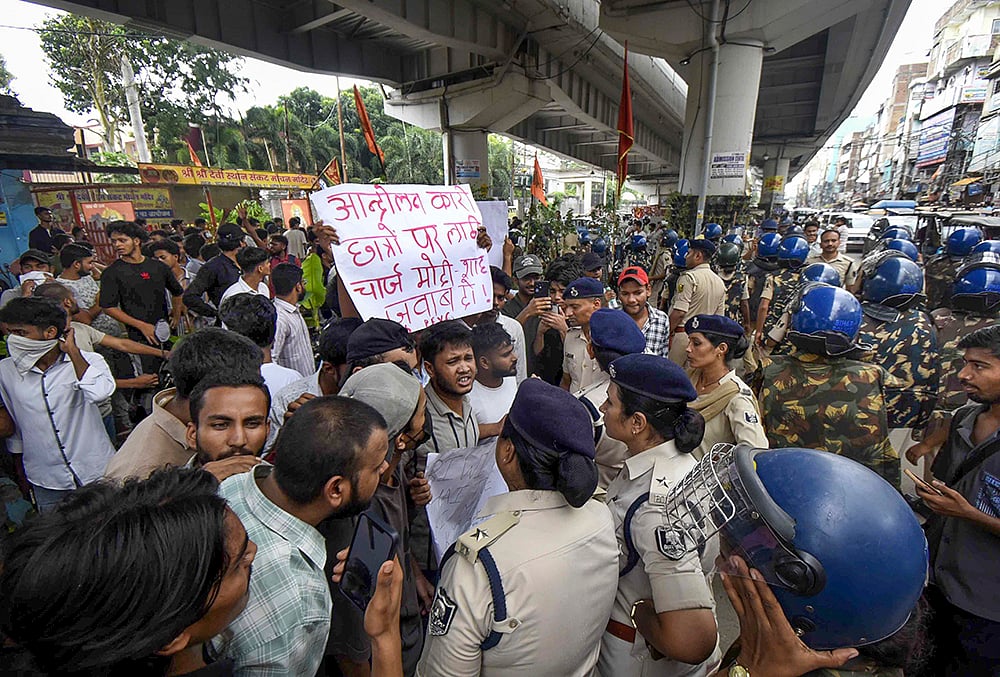 NEET-UG protest in Patna