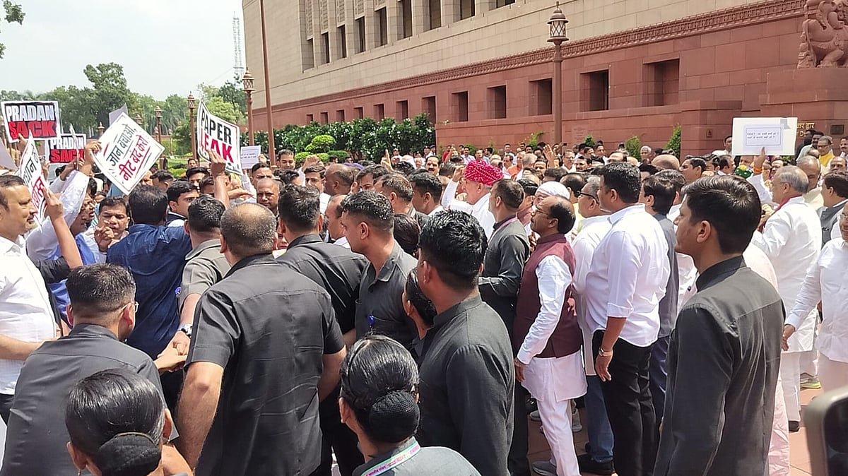 Protests in the Parliament Premises on Day 4 - null