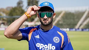 X/BCCI : India handed Rajasthan pacer Ashok Sharma his international debut in the first T20I against Zimbabwe after Shreyas Iyer opted to bowl first in Harare.