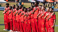 India Vs Zimbabwe, 1st T20I: Why Are Zimbabwe Wearing Their Iconic 1992 World Cup Jersey? X/ZimCricketv : Zimbabwe's players line up in their retro 1992 World Cup-inspired red jerseys for the national anthem before the first T20I against India at Harare Sports Club, paying tribute to a landmark era in the nation's cricket history.