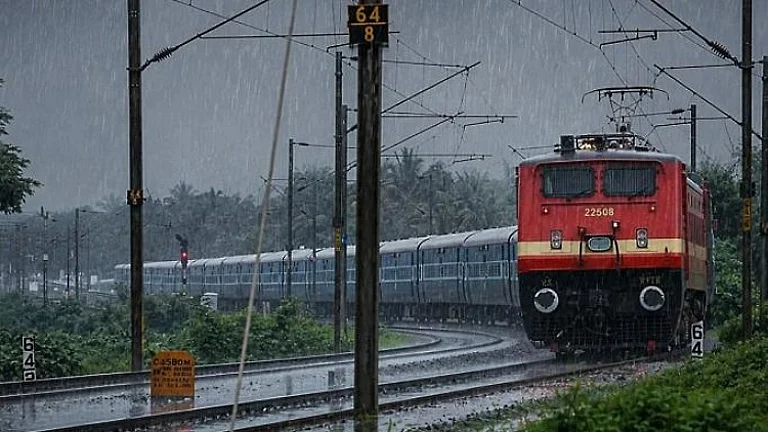 Heavy Rains Hit Western Railway Services, Train Movement Affected Between Dahanu and Valsad - null