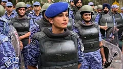 Assistant Commandant with the Rapid Action Force (RAF) of Central Reserve Police Force (CRPF), Sonia Sherawat - X@MahuaMoitra