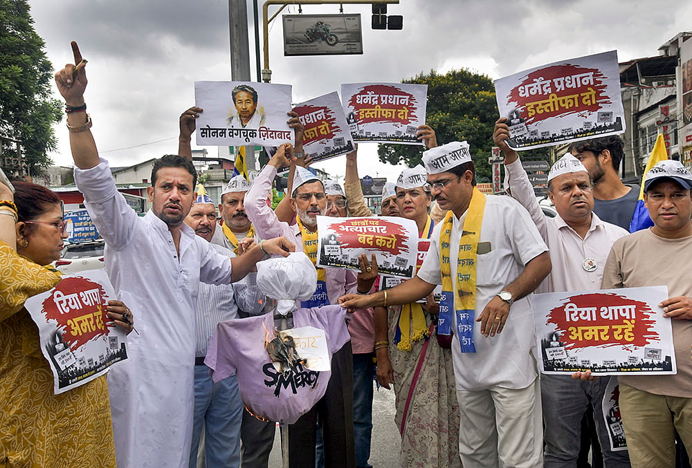 NEET Paper leak protest