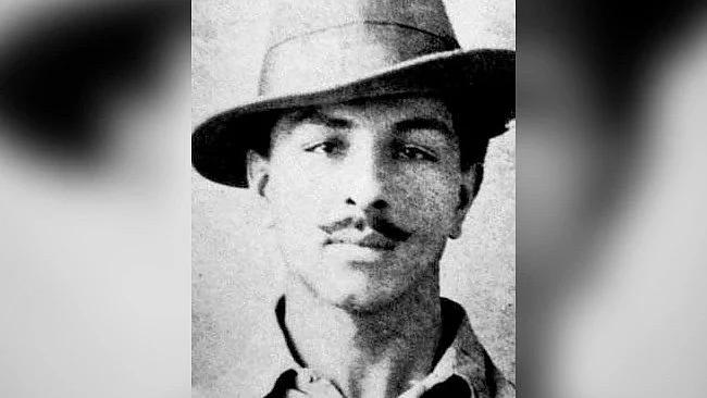 Bhagat Singh Looks on as They Protest, Far from Home and in Heart of Delhi