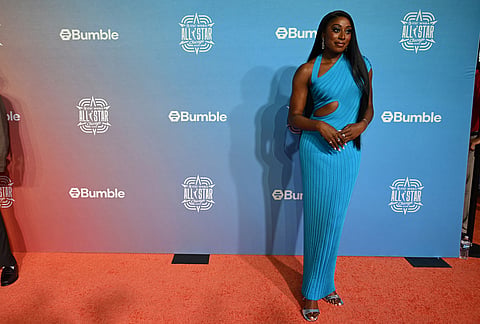 Seattle Storm guard Flau'jae Johnson walks the orange carpet during WNBA Live All-Star 2026 in Chicago, Thursday, July 23, 2026. 