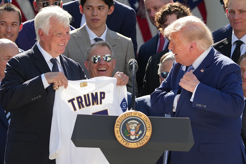 Donald Trump Mark Walter Los Angeles Dodgers