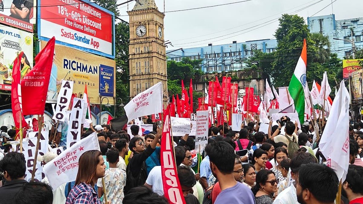 CJP Spokesperson Saurav Das Social Media  : Protest in Kolkata 