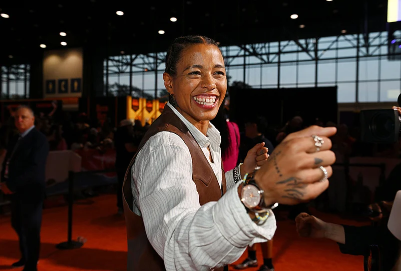 WNBA All-Star Orange Carpet 2026-Chicago Sky forward Natasha Cloud