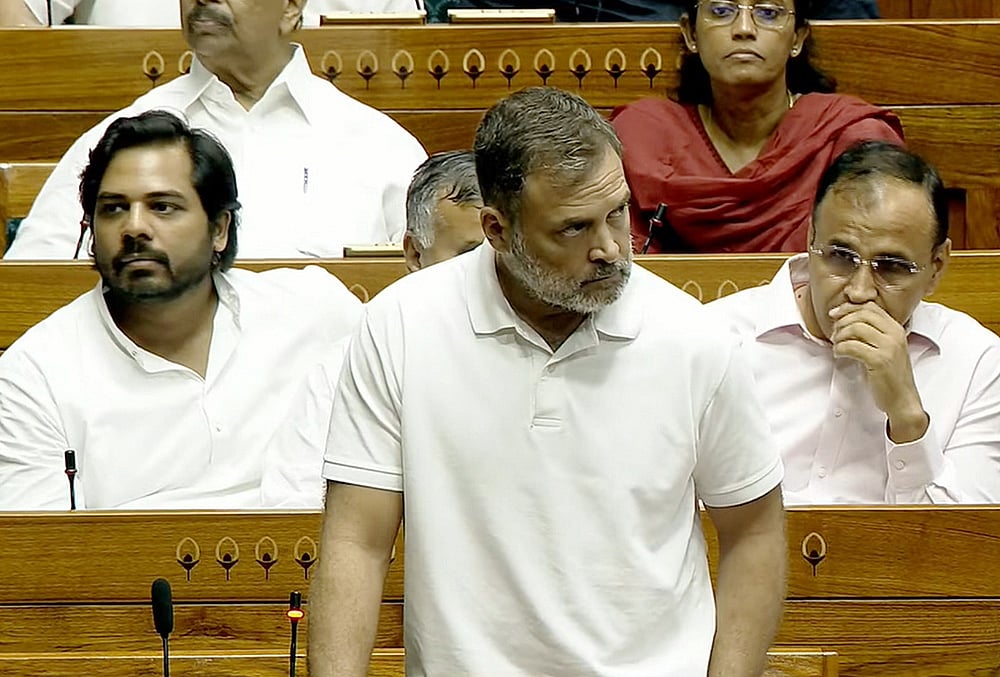 Rahul Gandhi during Monsoon Session of Parliament