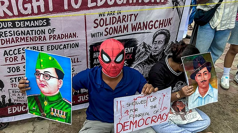 NEET paper leak protest