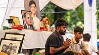 Dipke Vows Protest Continuation Despite Typhoid Diagnosis, "We Will Get Dharmendra Pradhan's Resignation" Photo: PTI/Salman Ali : Cockroach Janta Party (CJP) founder Abhijeet Dipke during a protest demanding the resignation of Dharmendra Pradhan