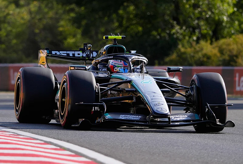 Hungarian Grand Prix practice session Italys Andrea Kimi Antonelli