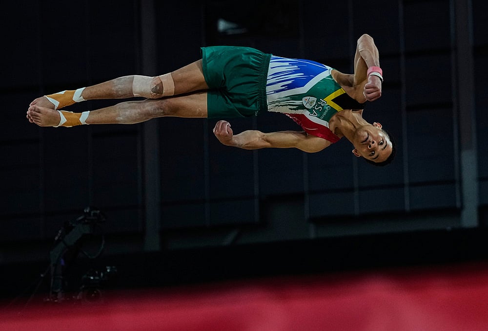 artistic gymnastics at the Glasgow CWG 2026 South Africas Danile Mclean 