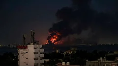 The exchange of attacks raises concerns over wider regional tensions and disruption to Red Sea shipping. - Screengrab from the video/X