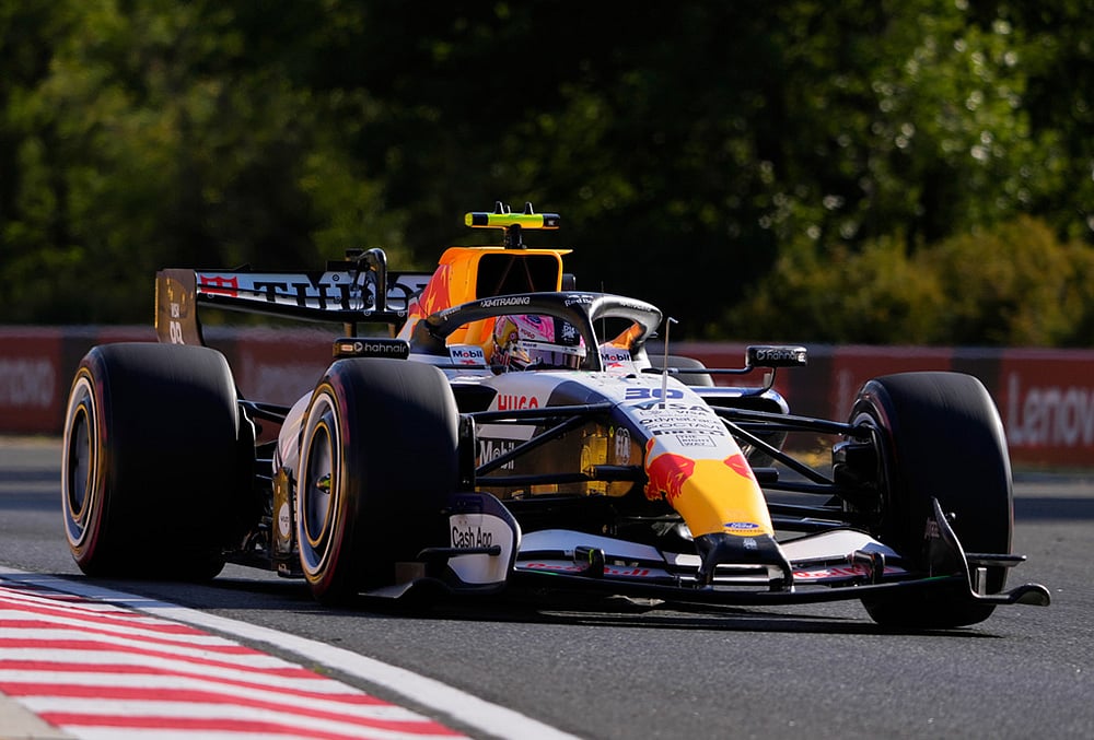 Hungarian Grand Prix practice session New Zealands Liam Lawson