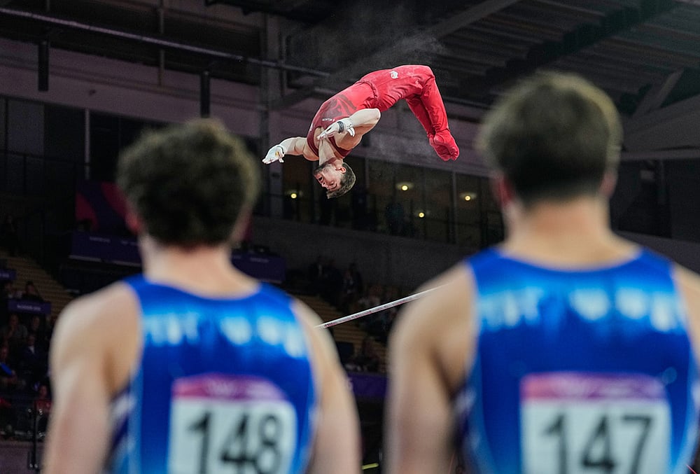 artistic gymnastics at the Glasgow CWG 2026 Englands Adam Tobin