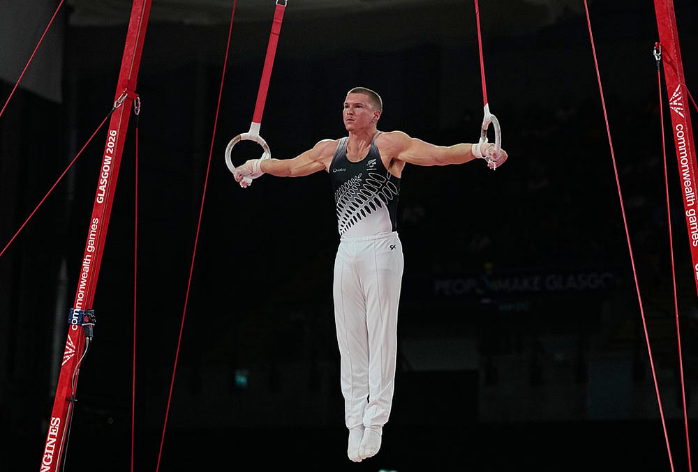 artistic gymnastics at the Glasgow CWG 2026 New Zealands Daniel Stoddart
