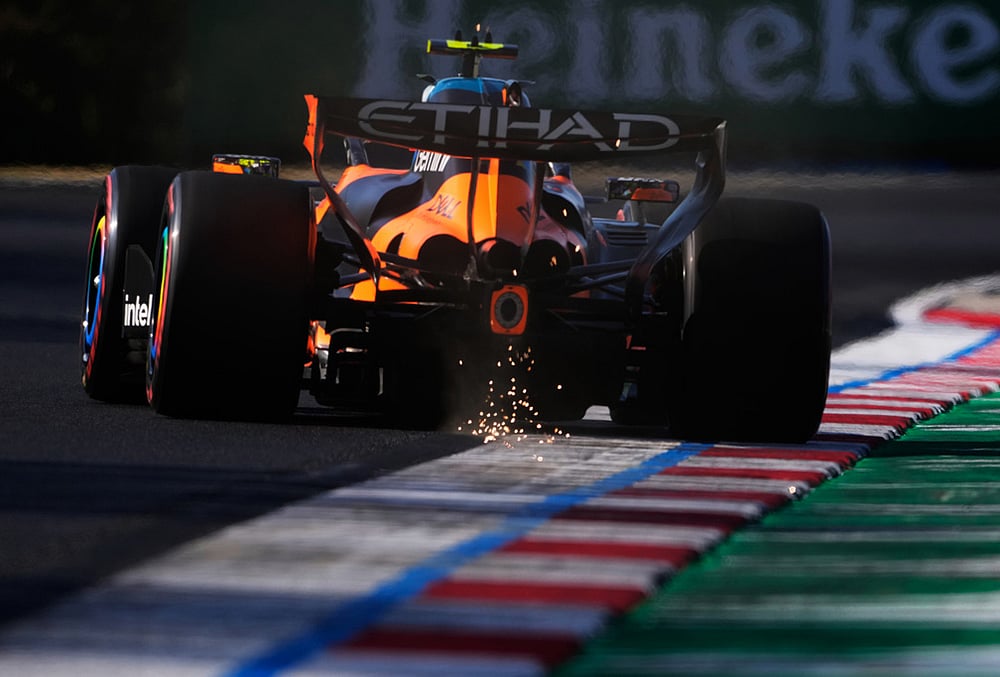 Hungarian Grand Prix practice session McLaren driver Lando Norris