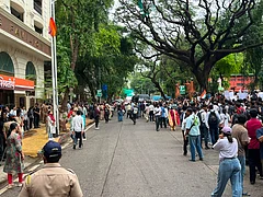 People Collecting Near Shivaji Park For Protest - null