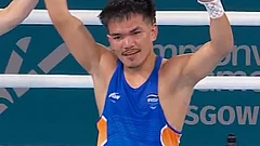 Jadumani Mandengbam defeats Sumama Rehman to progress to Commonwealth Games 2026 quarter-final. - Sony Sports Network
