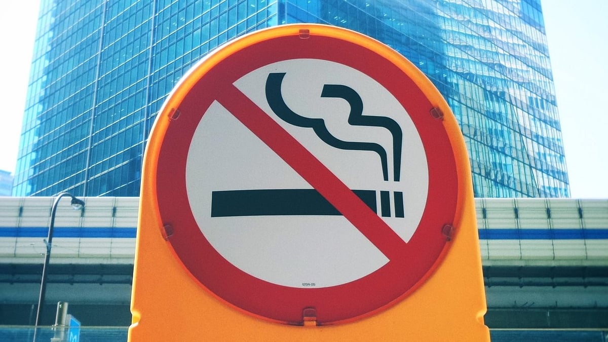 Anti-Smoking sign - File Photo