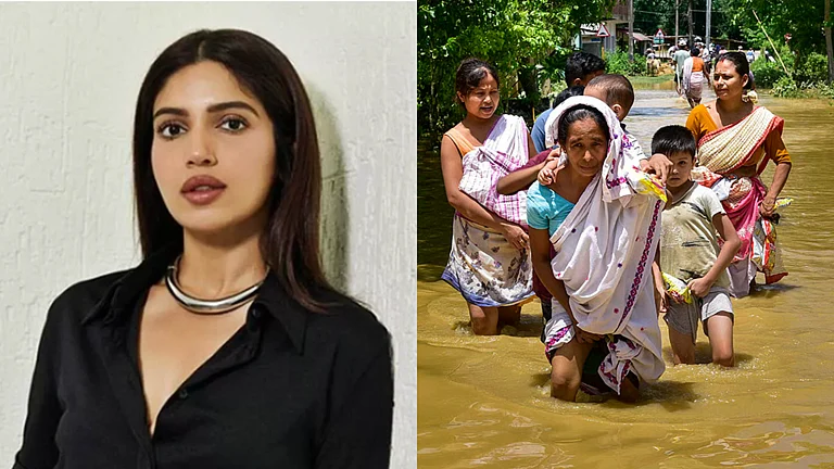 Bhumi Pednekar Assam Floods - Instagram