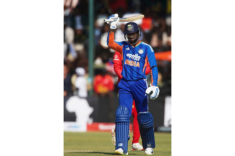 Tilak Varma 2nd T20I Zimbabwe vs India