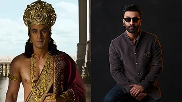 Ran Kapoor pic (right) - AP Photo/Chris Pizzello, Ranbir Kapoor pic as Lord Ram - YouTube