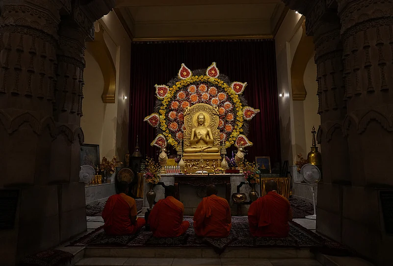 Dhamek Stupa and Chaukhandi Stupa