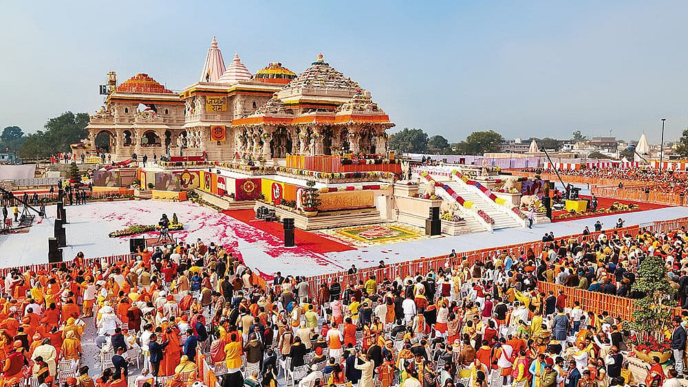 Ram Temple in Ayodhya  - | Photo: PTI
