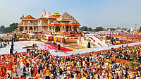 CCTV's, PA Systems; Ayodhya Ram Temple Plans New Security for Sawan Festival | Photo: PTI : Ram Temple in Ayodhya