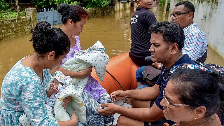 Assam Flood Situation Improves Even as Toll Rises to 68 With Two More Deaths - null