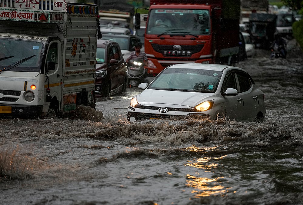 Delhi waterlogging in pics monsoon season