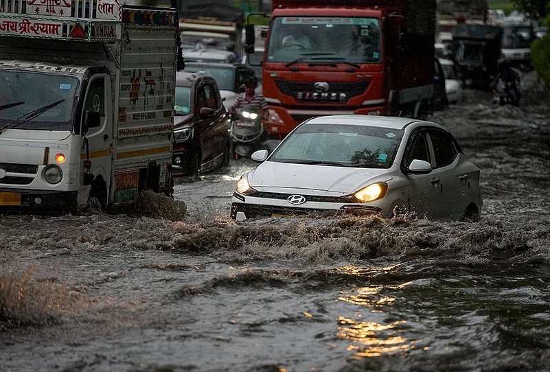 Delhi waterlogging in pics monsoon season