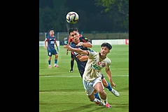 Winds of Change: A Durand Cup match between Shillong Lajong Football Club and Diamond Harbour Football Club in progress - | Photo: Instagram
